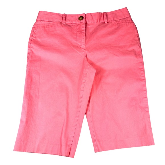 Talbots Pants - Talbots Women’s The Perfect Crop Collection Petite Bermuda Shorts – Pink Size 4P